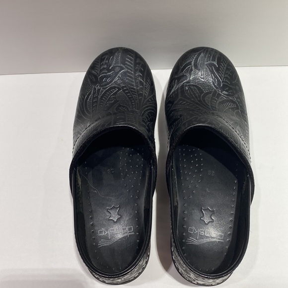 DANSKO CLOGS NON SLIP BLACK PROFESSIONAL NURSING SHOES - Picture 4 of 8